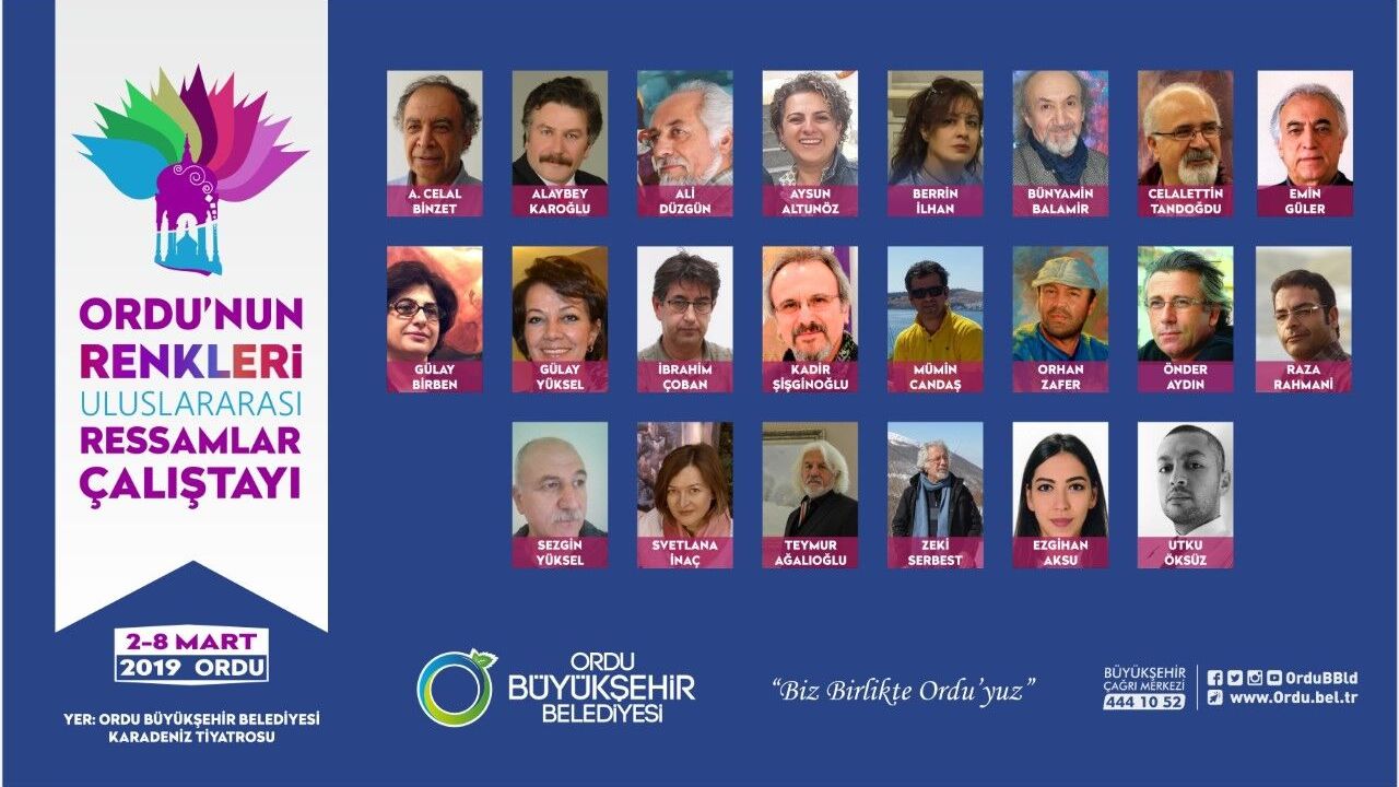 ORDU’NUN RENKLERİ ULUSLARARASI RESSAMLAR ÇALIŞTAYI DÜZENLENİYOR