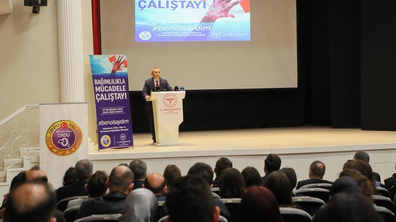 Ordu’da Bağımlılıkla Mücadele Çalıştayı Düzenlendi.