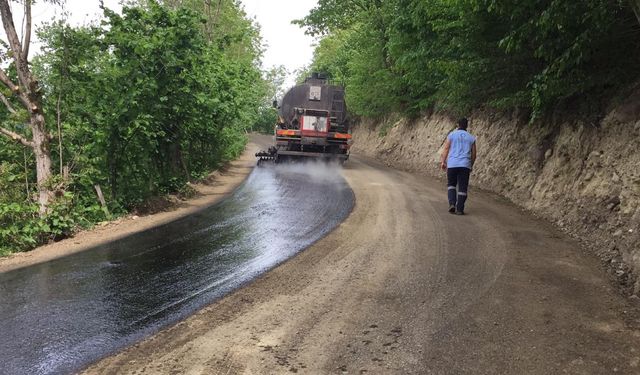 Ordu Büyükşehir, İkizce'de asfalt çalışması başlattı
