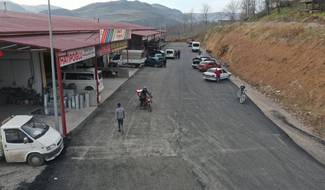 Korgan Sanayi Sitesi Sıcak Asfalta Kavuştu