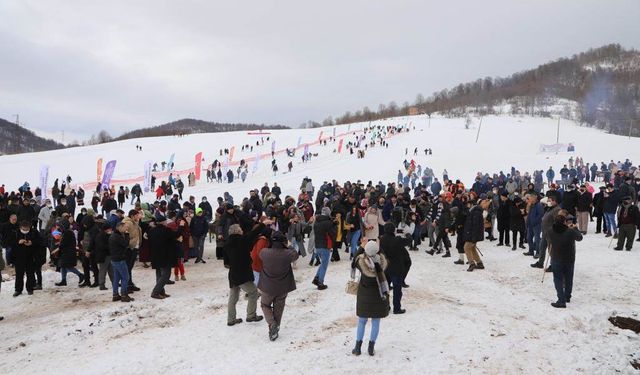 Ordu'da Kar Festivali renkli görüntülere sahne oldu