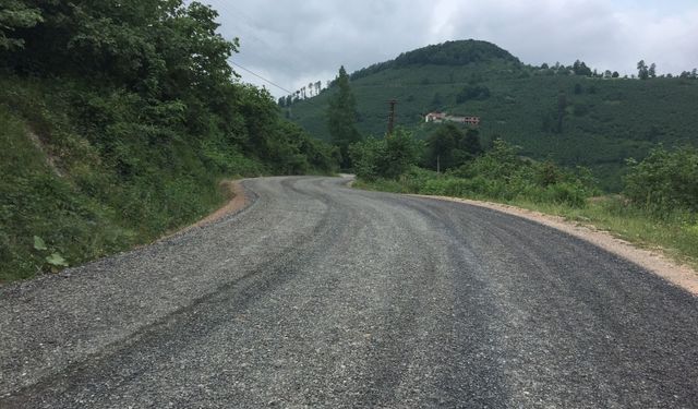 Ordu Büyükşehir, Gürgentepe, Kabataş ve Gölköy bağlantı yollarını asfaltla buluşturuyor