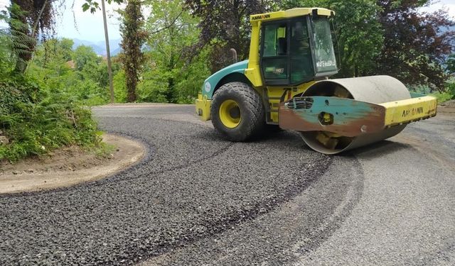 Ordu Büyükşehir Çaybaşı ve İkizce’yi  6 Km’lik Asfalt Yolla Kavuşturdu