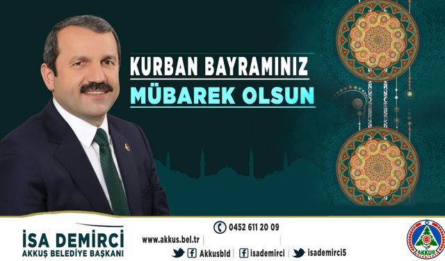 Başkan Demirci’den Bayram Mesajı