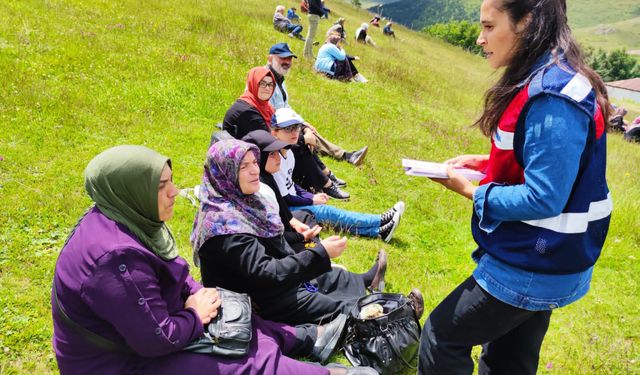 Ordu'da Çambaşı Yaylasında KADES Mobil Uygulaması tanıtıldı
