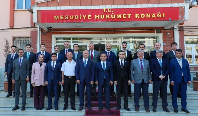 Ordu İl Güvenlik ve Asayiş Koordinasyon Toplantısı Mesudiye’de Yapıldı.