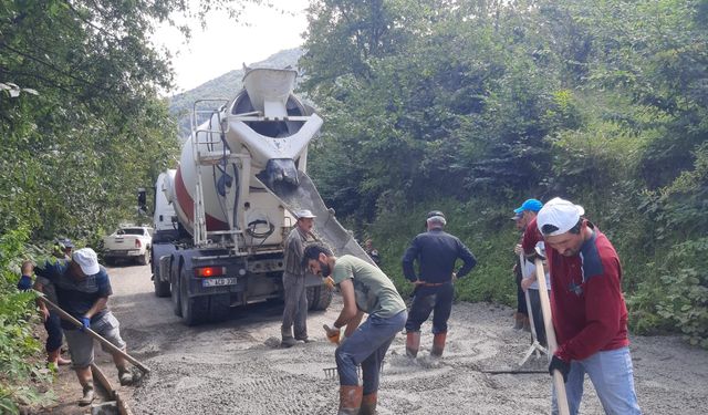 Ordu'da Belediye Vatandaş El Ele