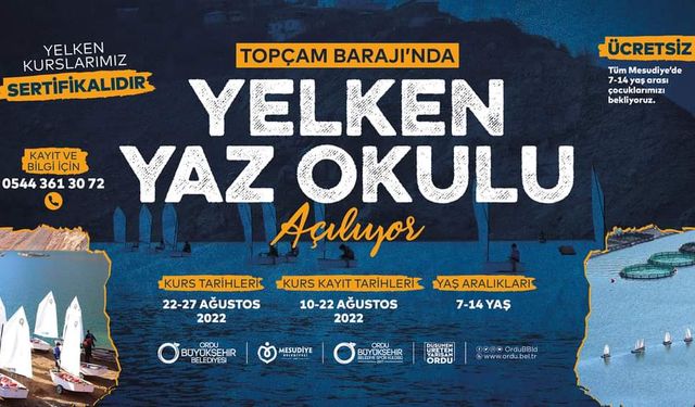 Mesudiyeli Çocuklar Yelken Sporuyla Buluşuyor