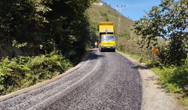 Ordu Büyükşehir Çambaşına alternatif yol yapıyor.