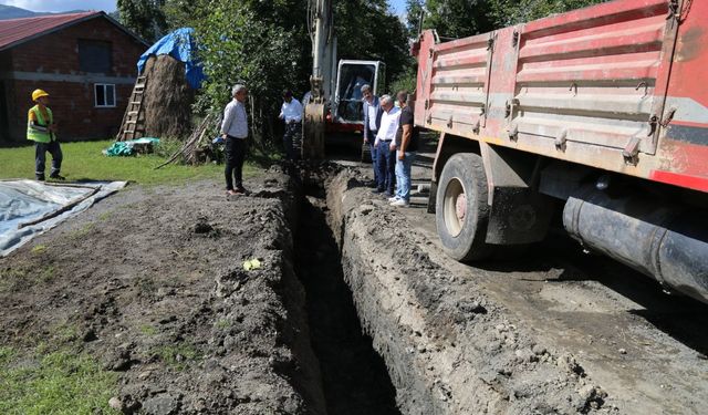 Ordu Büyükşehir Çaybaşı ve Tekkiraz’ın İçme Suyu Hatlarını Yeniliyor