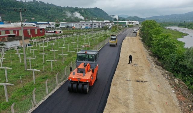 FATSA OSB’DE ASFALT SEVİNCİ