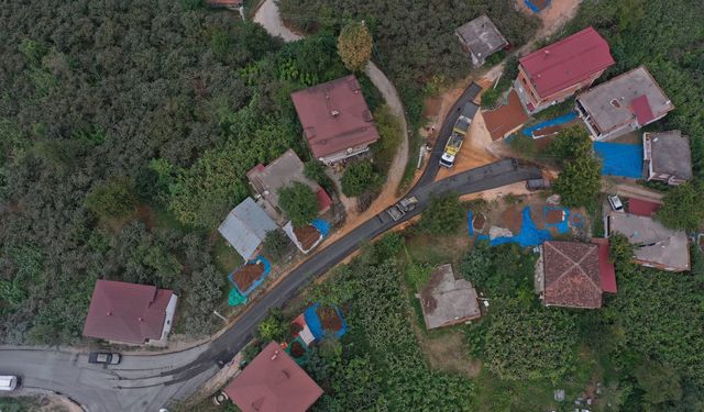 ÜNYE’DE 6 KM’LİK GRUP YOLU ASFALTLANDI