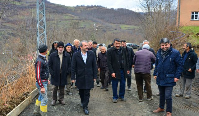 Akkuş’ta 6,2 Km’lik Beton Yolda Sona Gelindi