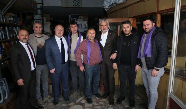 ENVER YILMAZ HIZ KESMİYOR FATSA SANAYİ ESNAFINDAN SEVGİ SELİ